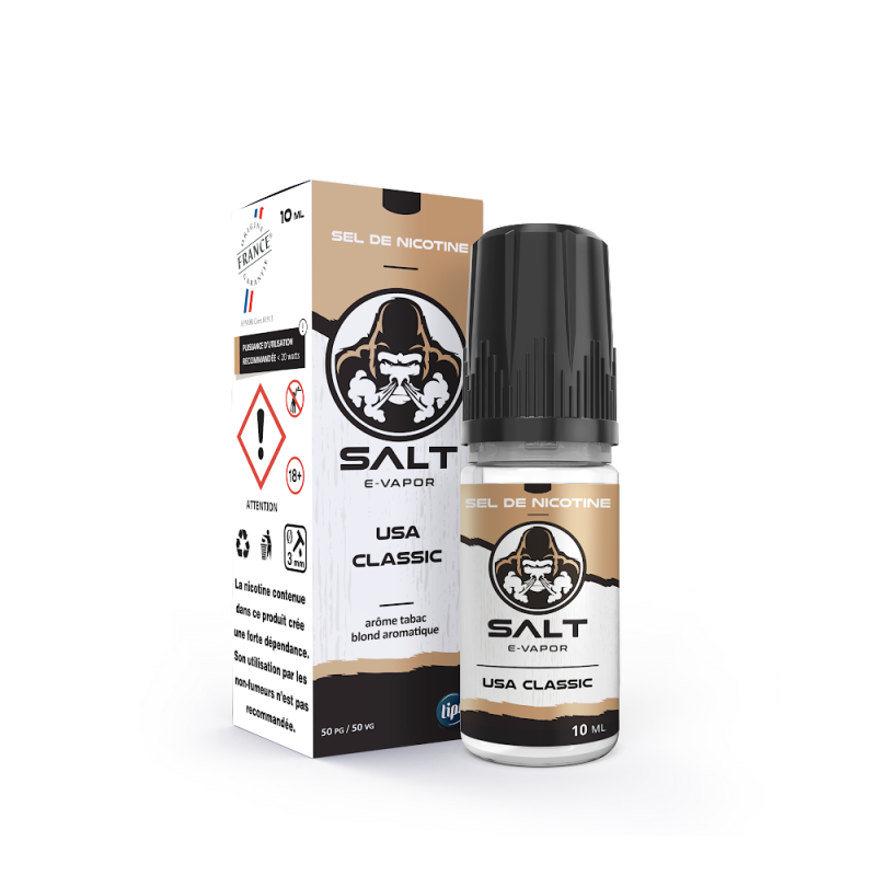 USA Classic Sel de Nicotine (10 ml) - LIPS